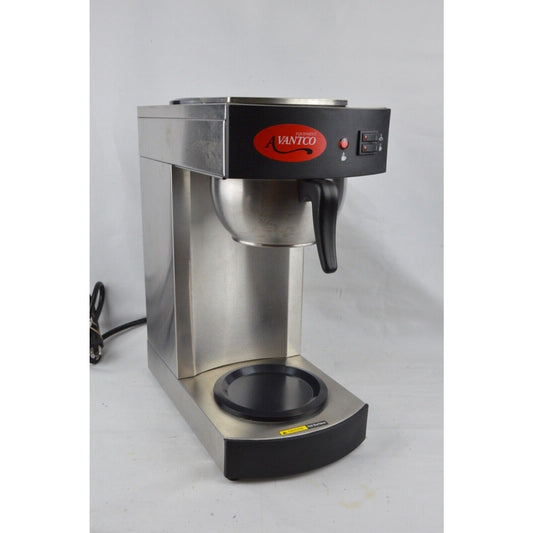 Avantco C10 12-Cup Pourover Dual Warmers Commercial Coffee Maker Stainless