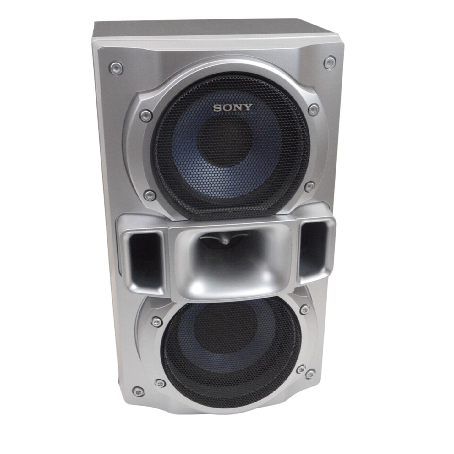 Sony SS-RG490S Replacement Bookshelf Speaker Silver 6 Ohms For Mini HiFi