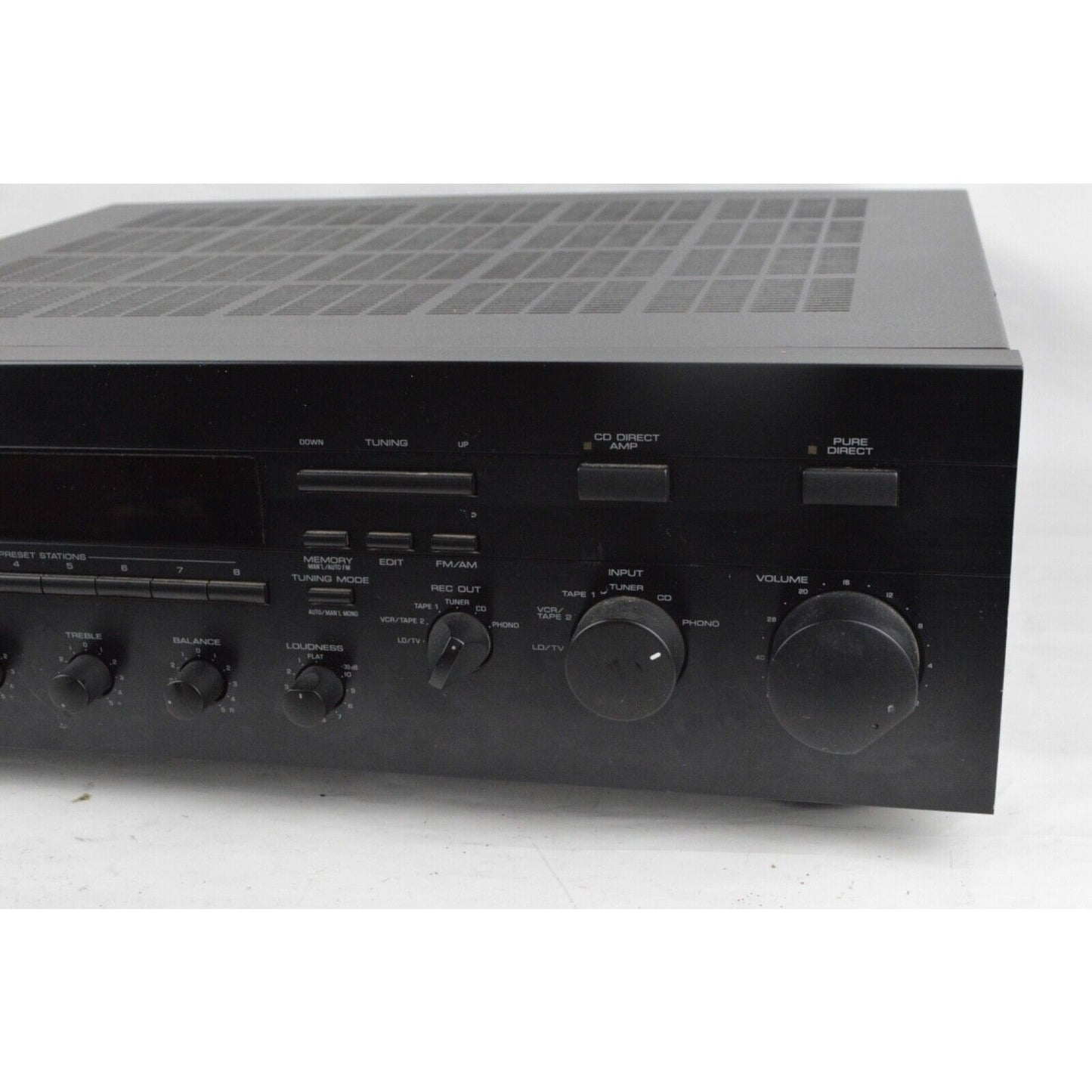 Yamaha RX-596 Natural Sound 80W Audio Video Stereo Receiver Black