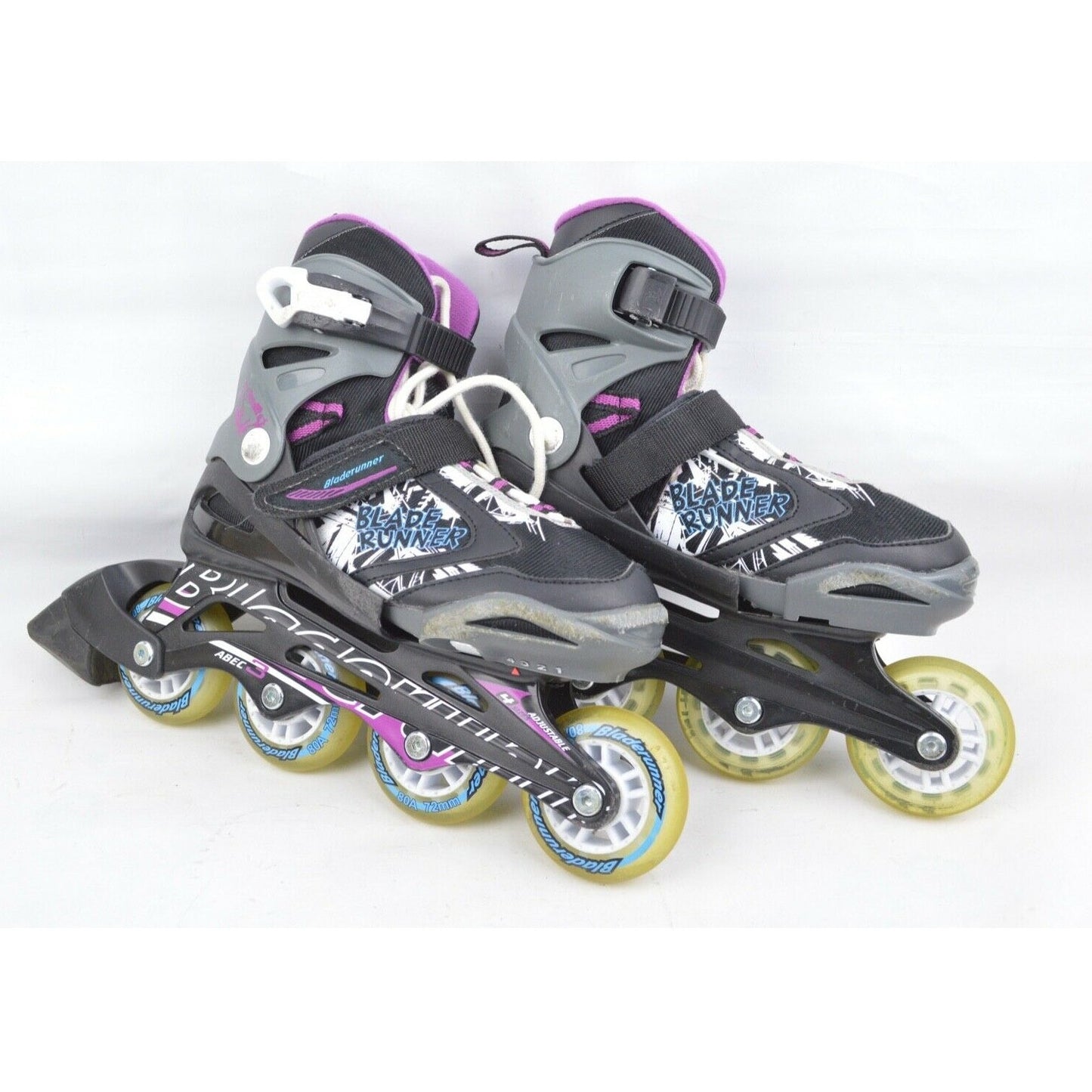 Bladerunner Girls Inline Skates Phoenix G Black Purple Size 1-4