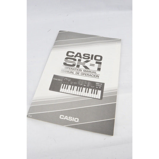 Original CASIO SK-1 Operation Manual Book SA04150062A