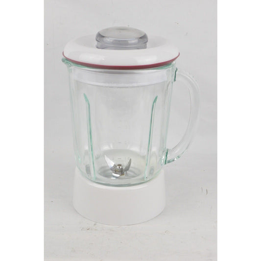 Cuisinart Smart Power 7 Speed Blender Replacment Pitcher 5 Cups White W/ Blade