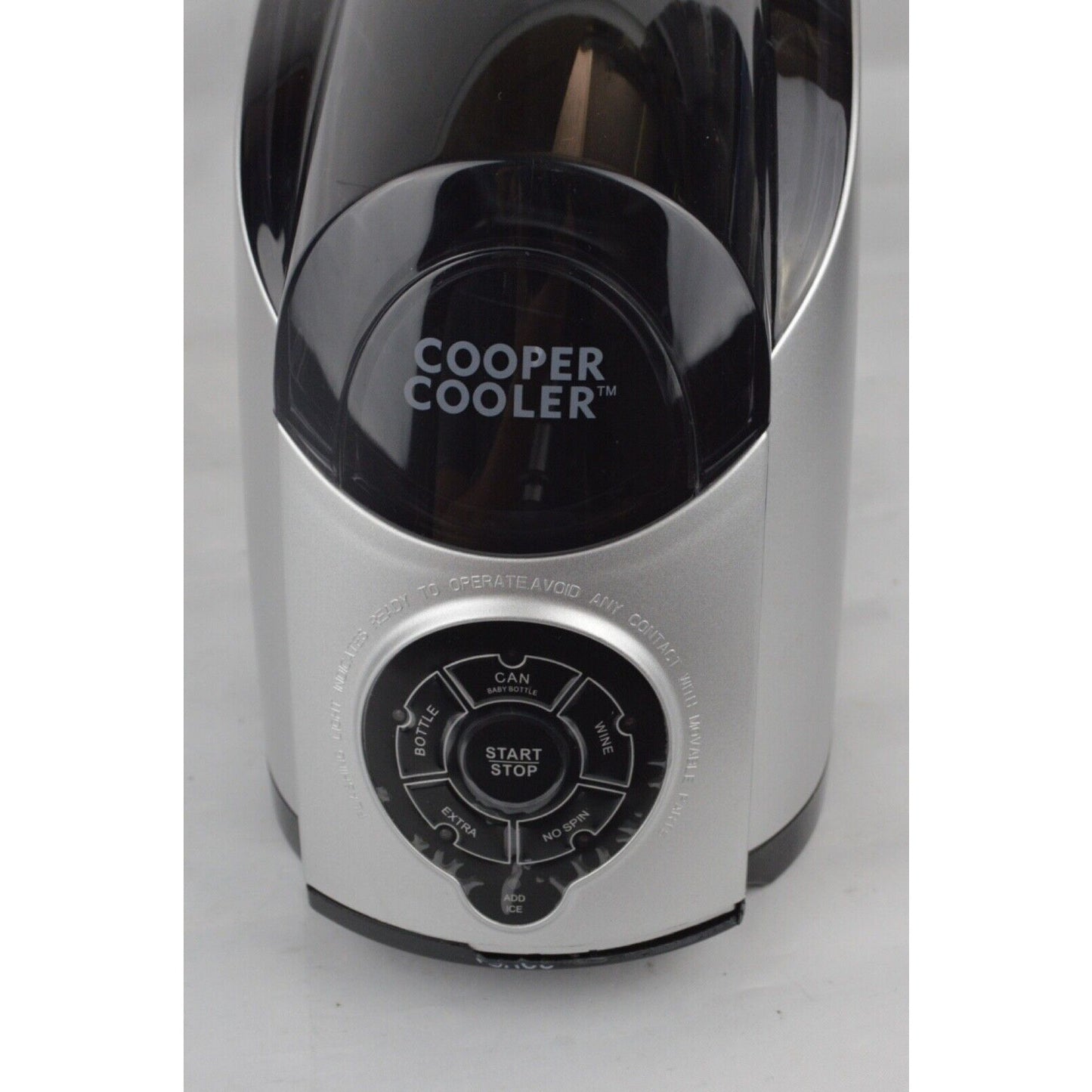 Cooper Cooler Rapid Beverage Can Bottle Wine Chiller HC-02 Silver Automatic