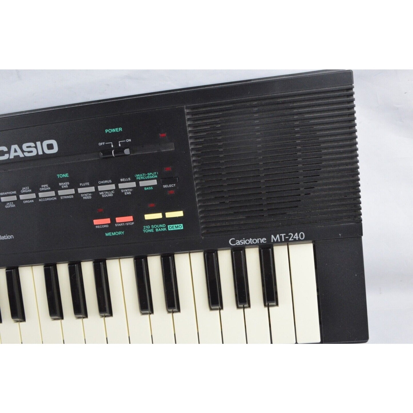 Casio Casiotone MT-240 Electronic Keyboard 210 Sound Tone Bank FOR PARTS REPAIR