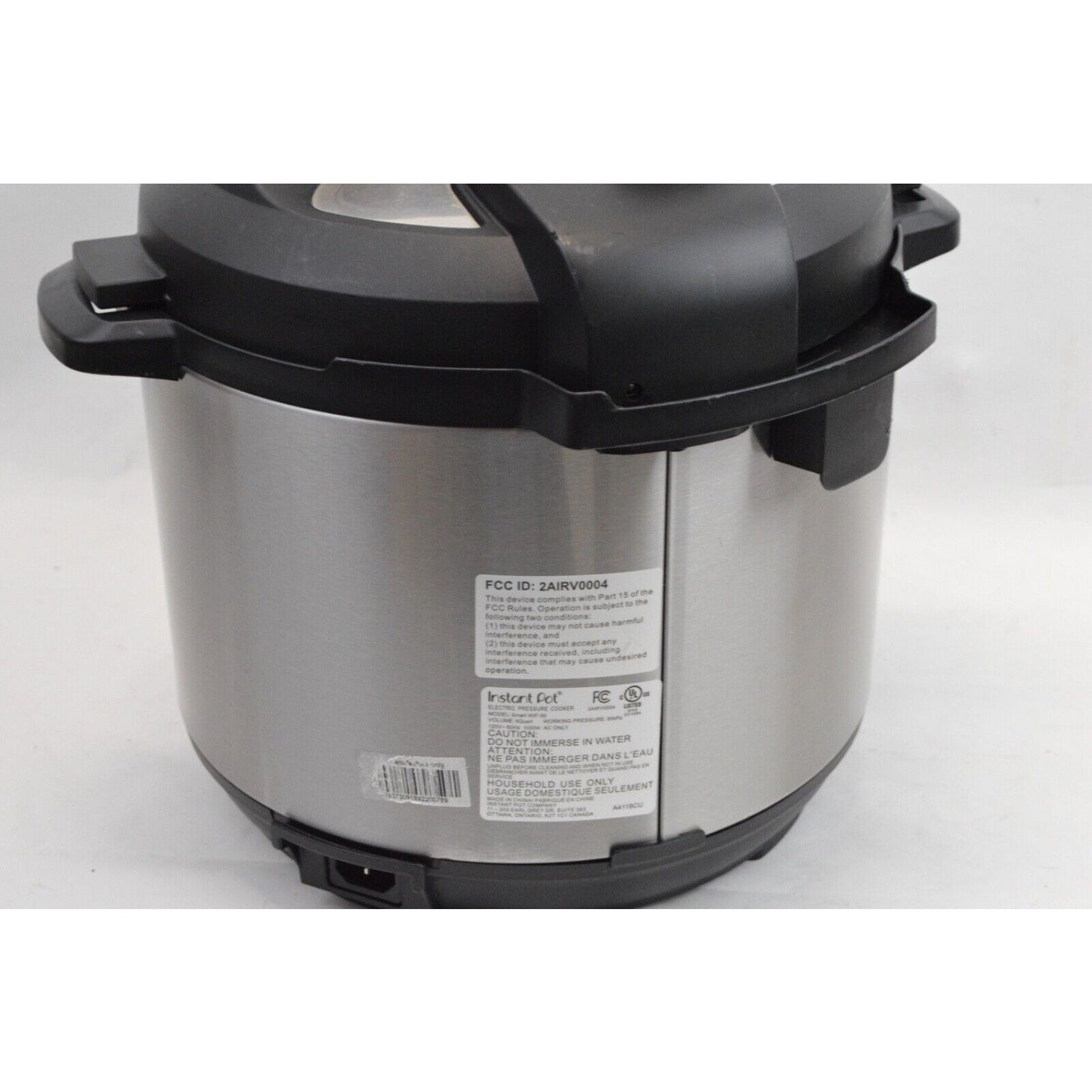 Instant Pot Electric CounterTop Pressure Cooker Smart WIFI 60 6-Quart Stainless