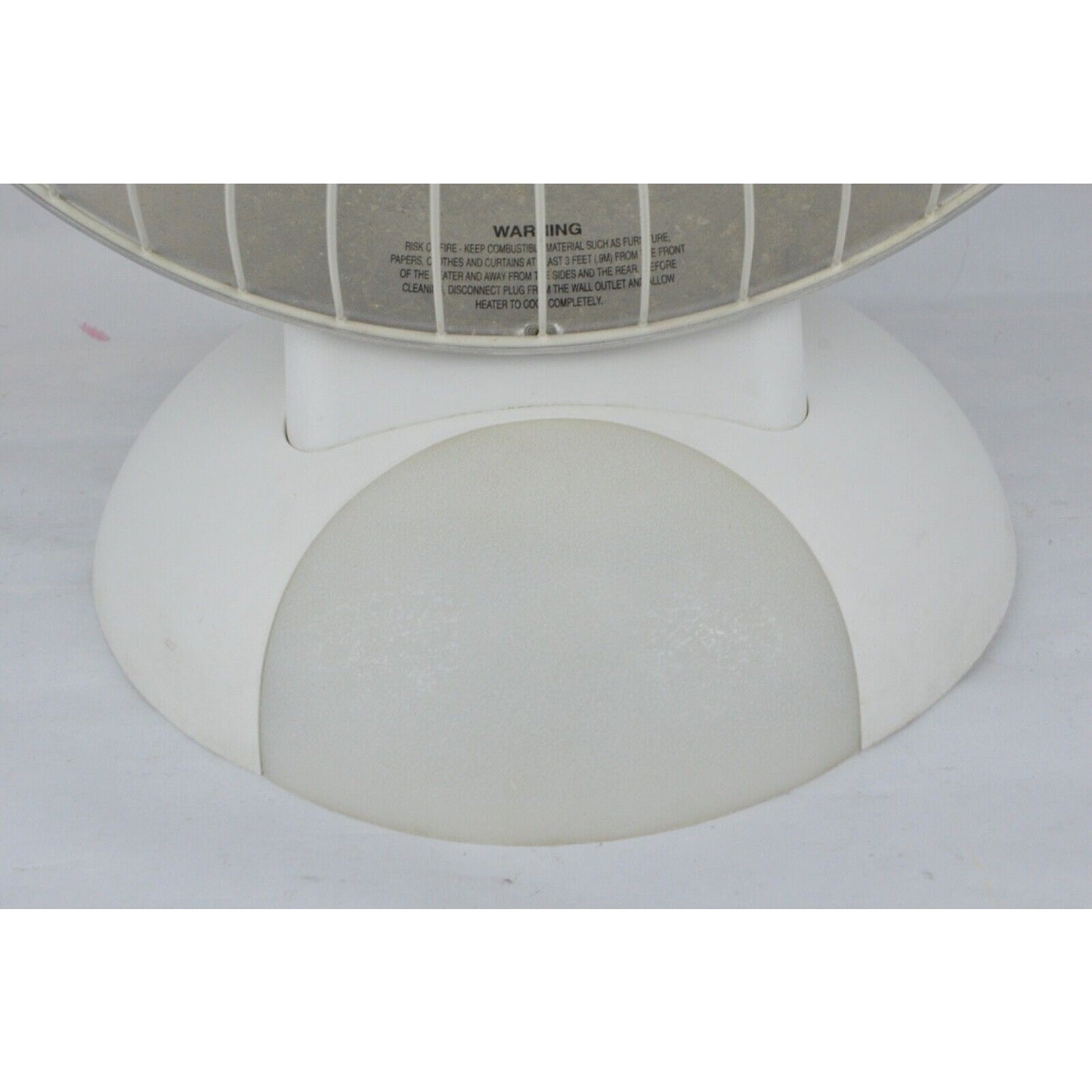 Presto HeatDish Parabolic Electric Heater Portable plus Footlight 07903 White