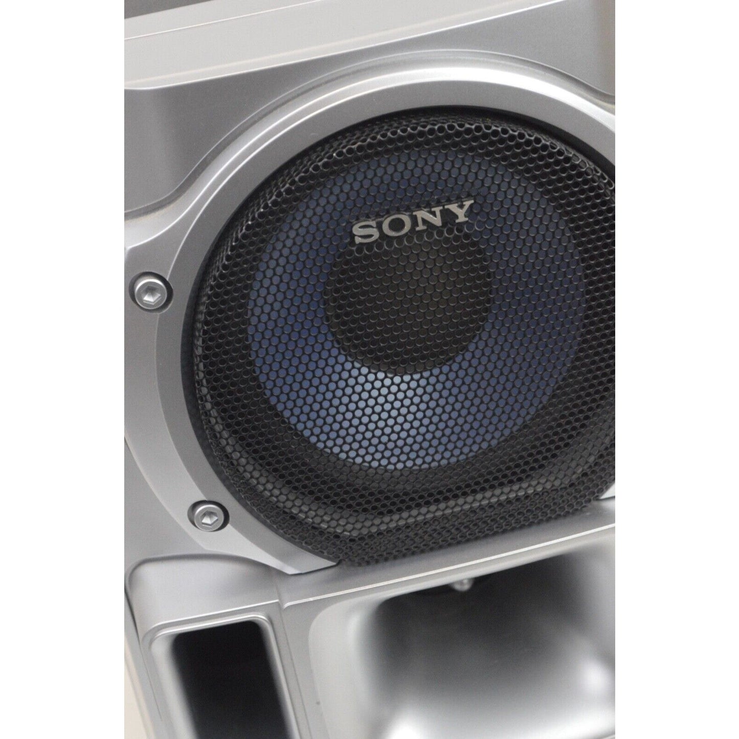 Sony SS-RG490S Replacement Bookshelf Speaker Silver 6 Ohms For Mini HiFi