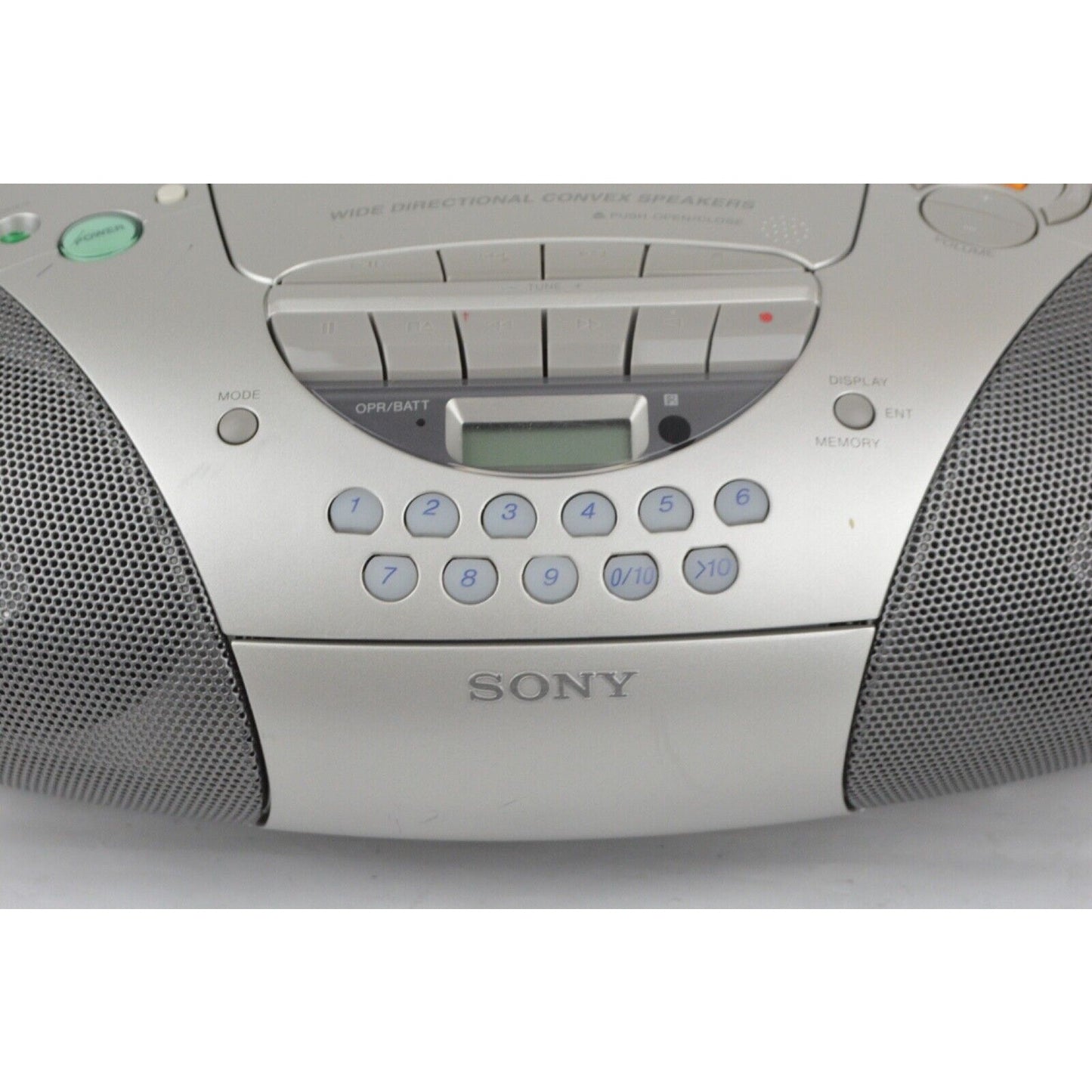 Sony CFD-S300 CD Radio Cassette AM/FM Player Recorder Boombox Portable