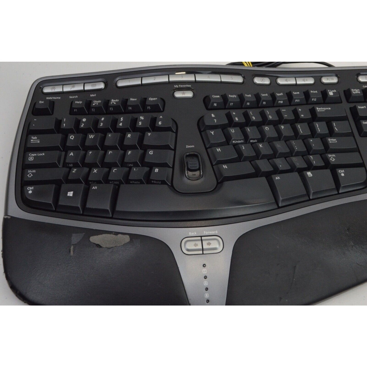 Microsoft Natural Ergonomic Keyboard USB Wired 4000 V1.0 KU-0462 1048 lifter