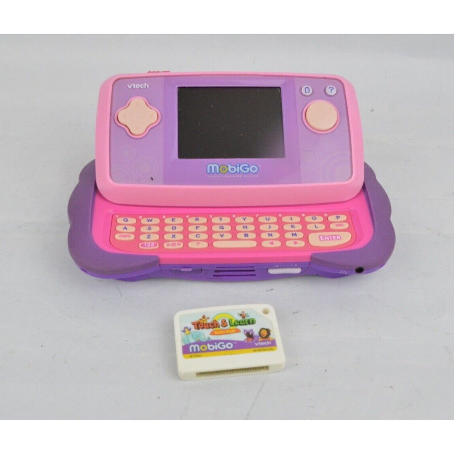 Vtech MobiGo Touch Learning System Pink Purple W/ One Game