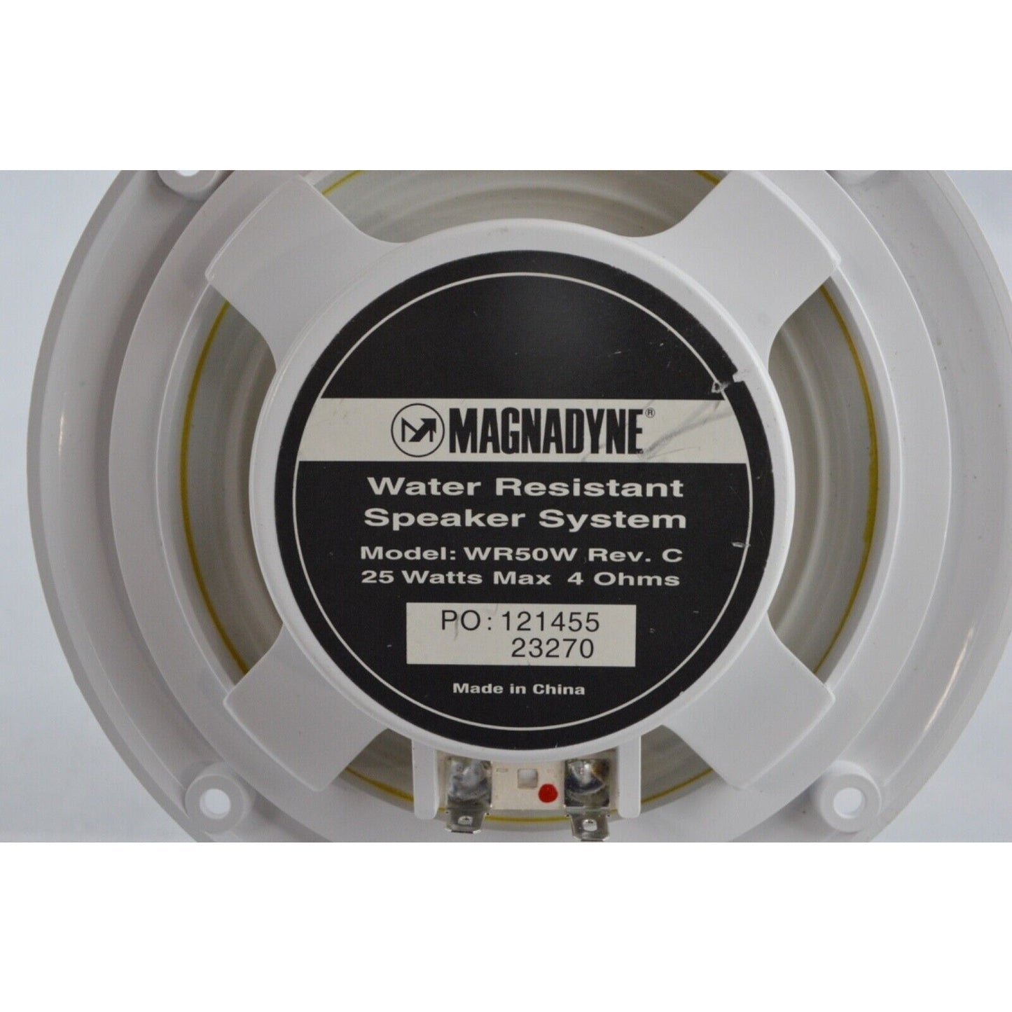 Magnadyne WR50W 5" Dual Cone Slim Water-Resistant Speaker White