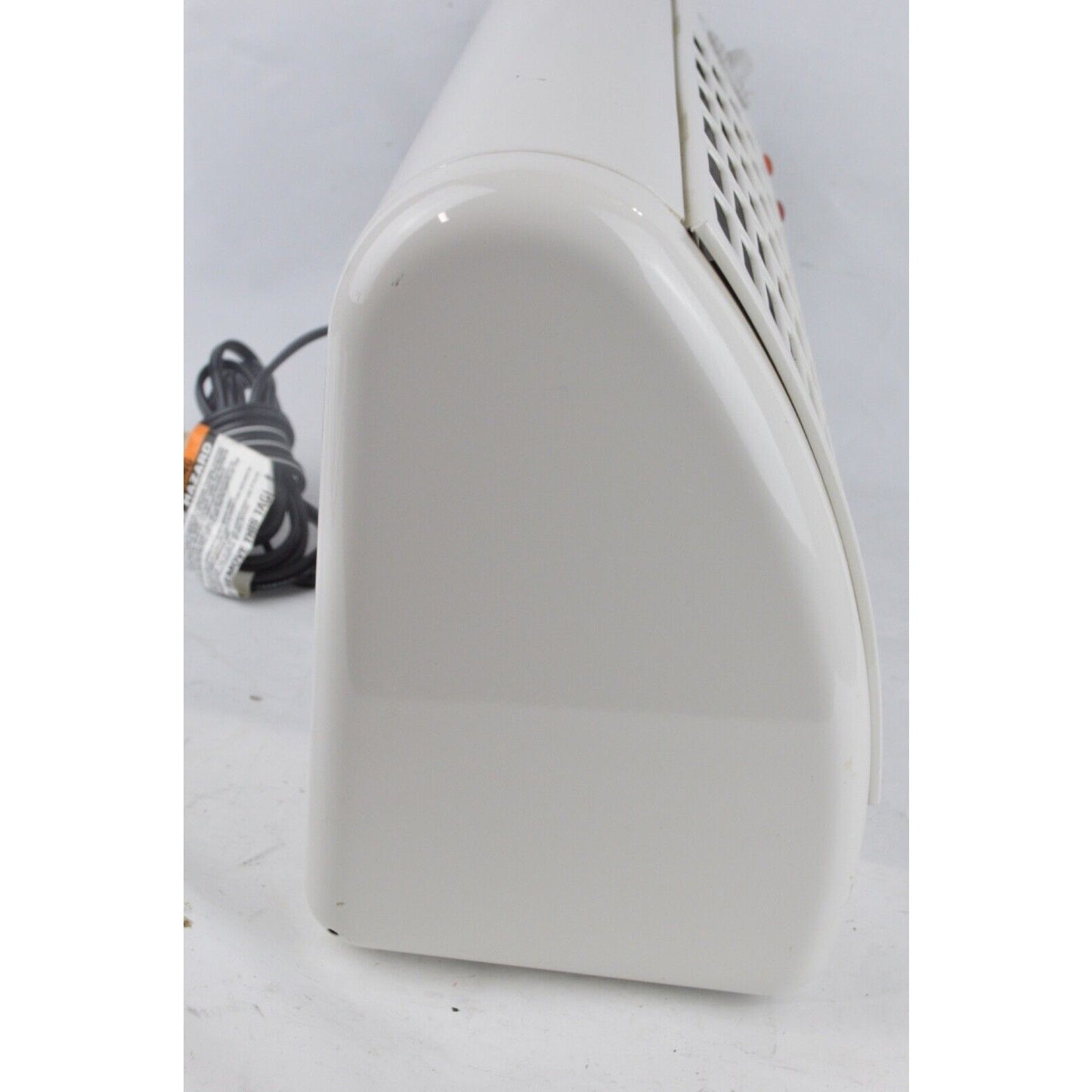 Lakewood Portable Electric Space Heater 205 White Radiant Fan Ribbon Element