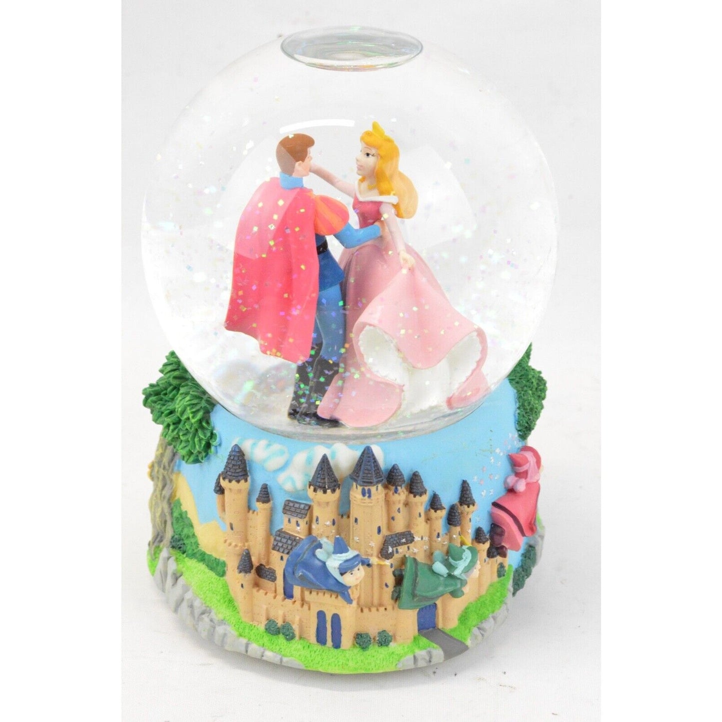 Snow Globe Sleeping Beauty Waltz Disney Music Box 3D Prince Fairies Enesco