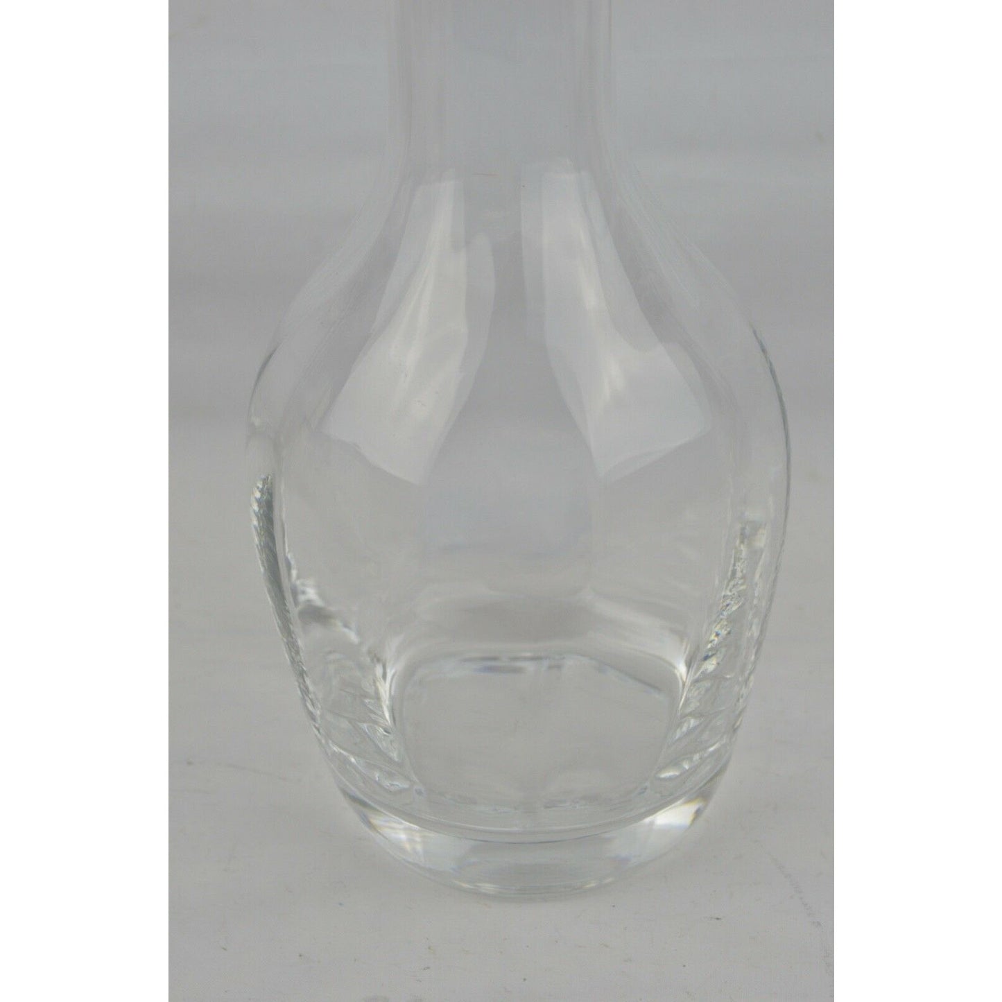 Wedgwood Crystal Clear Glass Decanter Vase Carafe Wine Dartington Ripple 11''