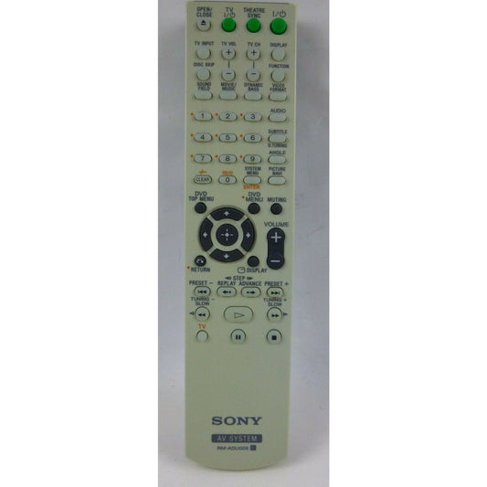 Replacement Remote Control SONY RM-ADU005 AV System Genuine OEM