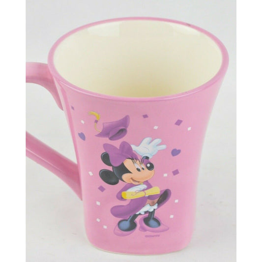 Ceramic Coffee Mug Kcare Disney Minnie Mouse Purple Pink Congrats Graduation