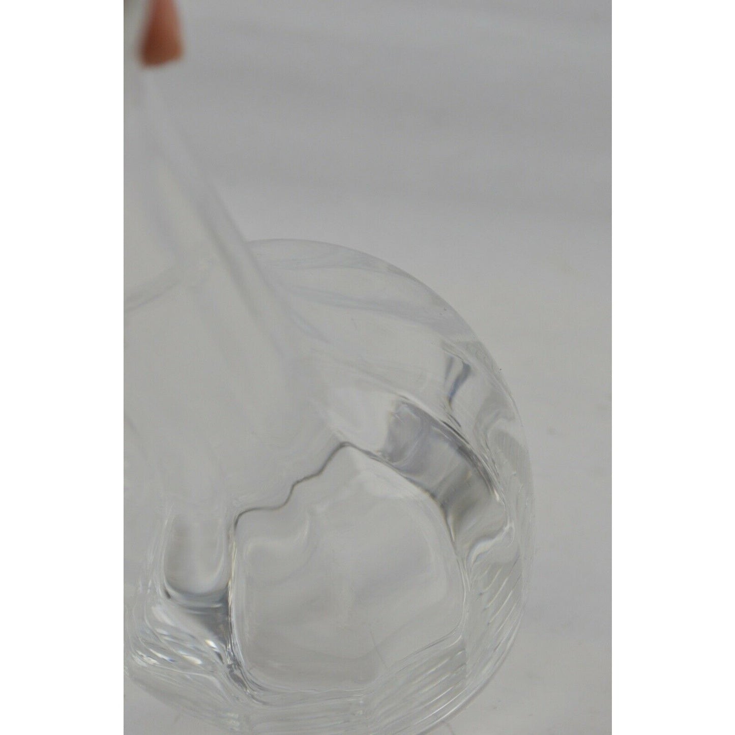 Wedgwood Crystal Clear Glass Decanter Vase Carafe Wine Dartington Ripple 11''