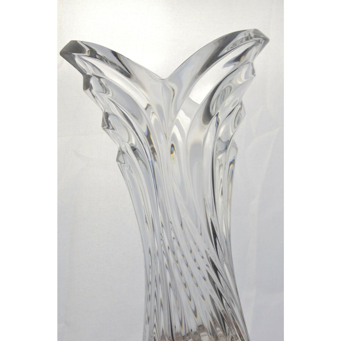 Crystal Clear Vase By Mikasa Mystic Suite 8" Spring Flair Japan WX065/622