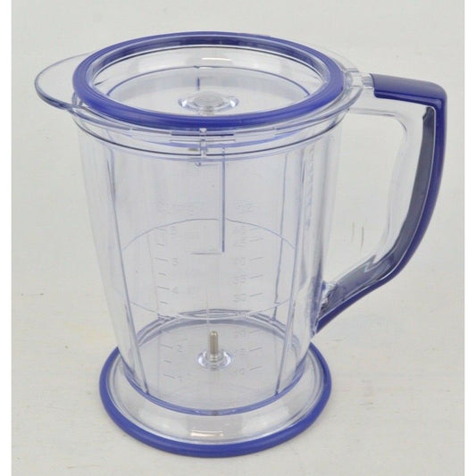 Ninja Replacement Plastic Pitcher Bowl For Master Prep 48 oz QB900B Blender Blue