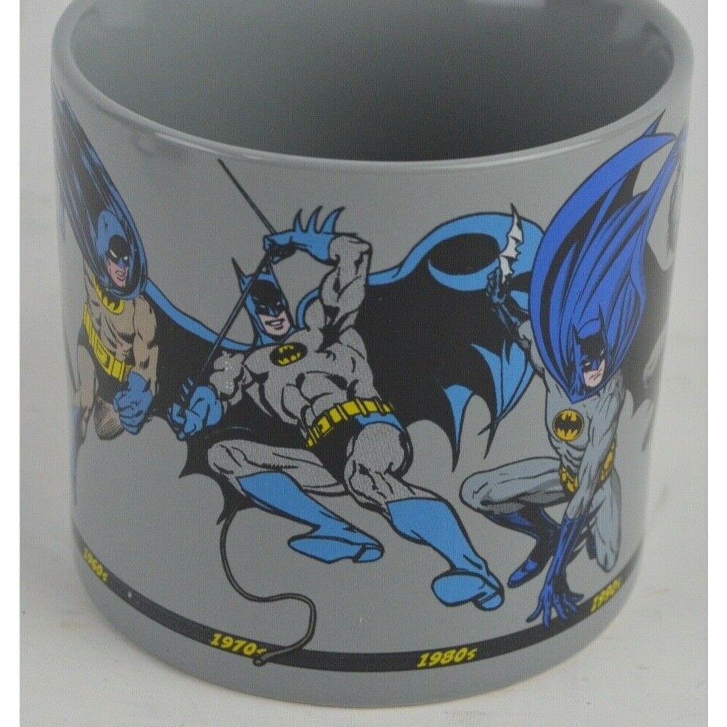 Batman Ceramic Coffee Mug through the Years Unemployed Philosophers Guild 2015