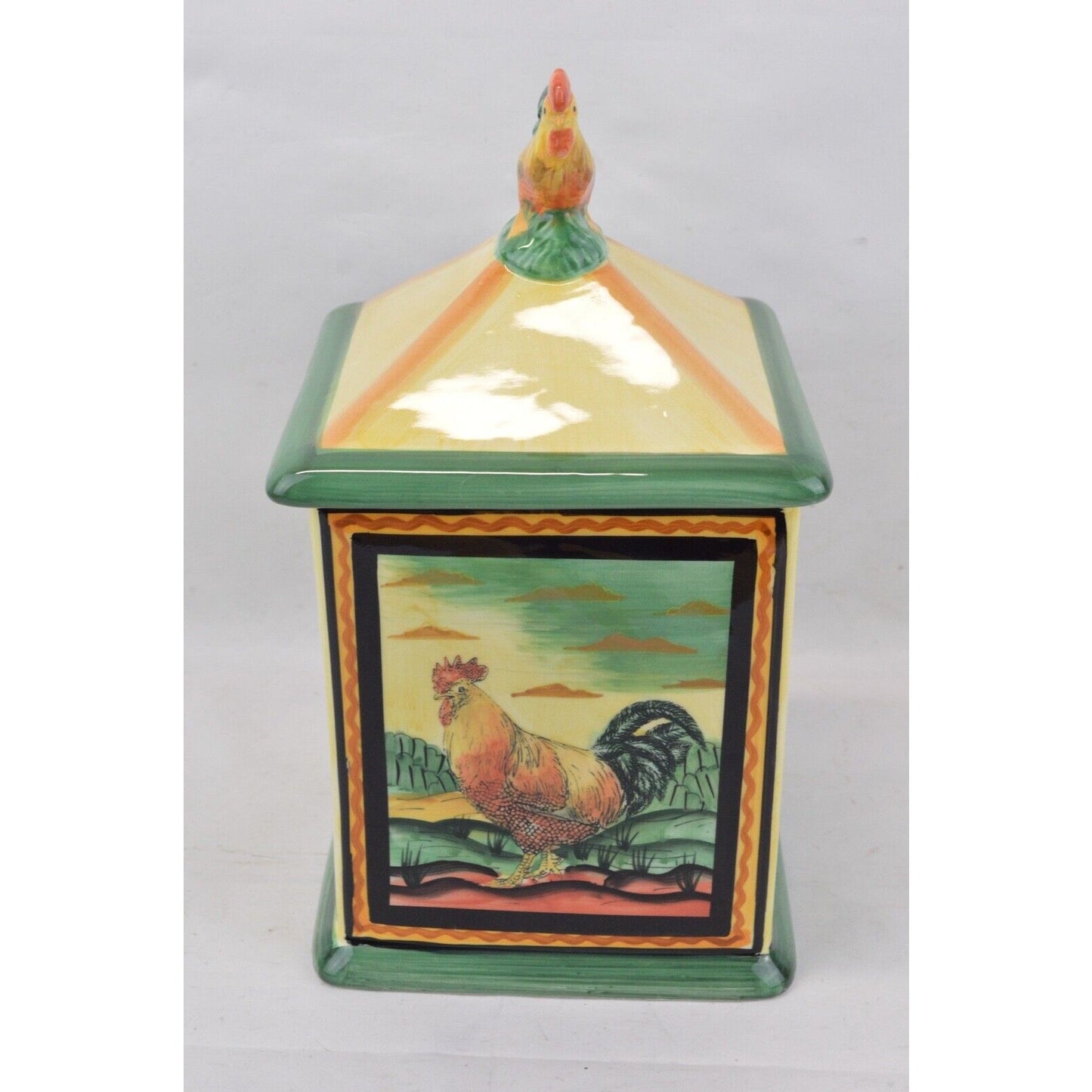 Certified International Susan Winget Ceramic Canisters FRENCH COUNTRY ROOSTER