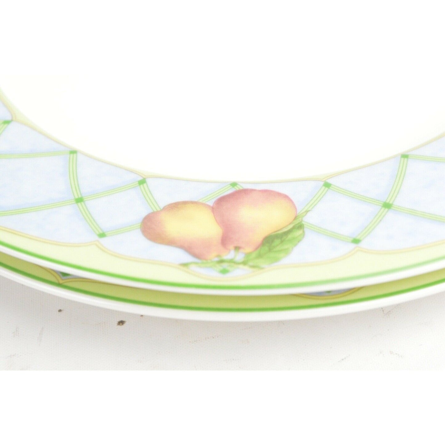 Set 7x Salad Ceramic Plates MIKASA Casual Classics Y4001 Fruit Rapture Thailand