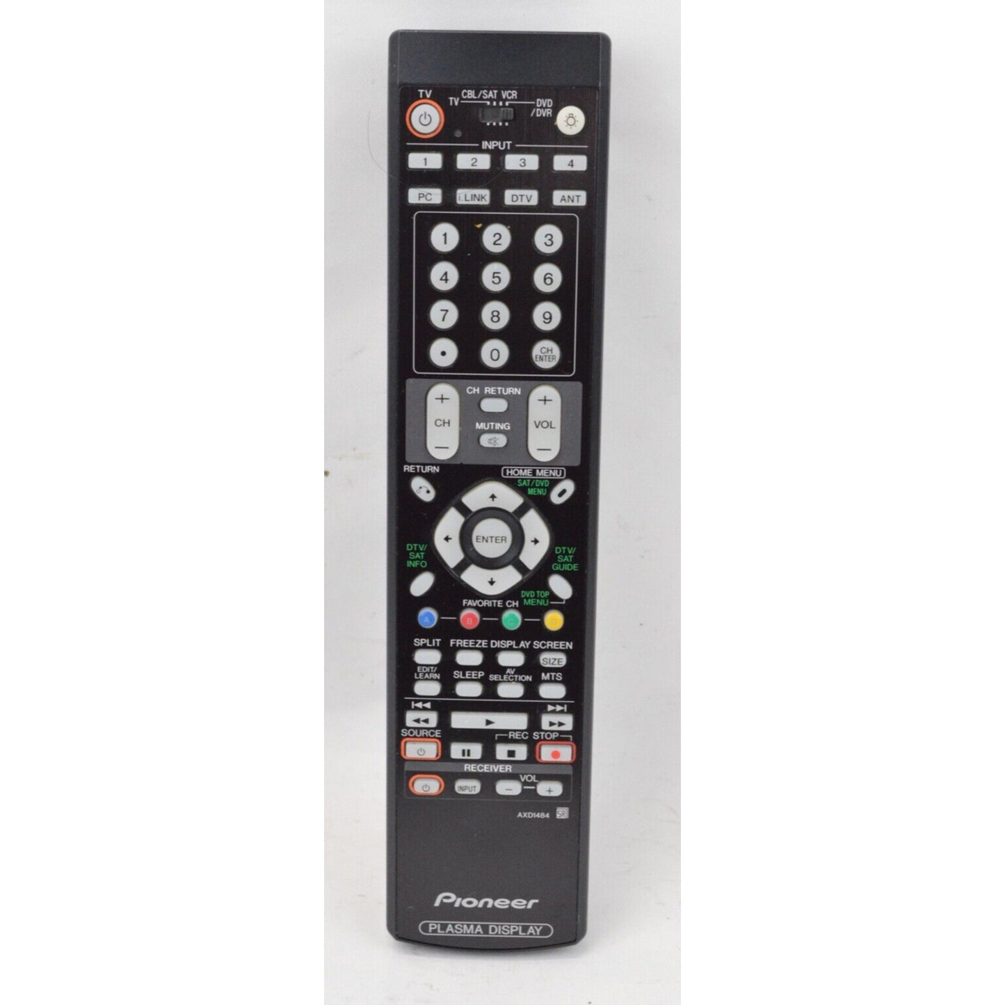 Genuine Replacement Remote Control Pioneer AXD1484 PRO1110HD PRO910HD PROR04U