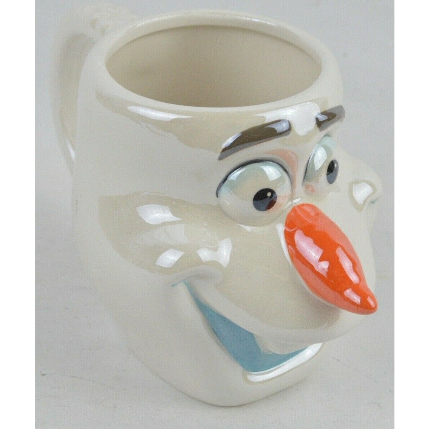 Disney Olaf Frozen 3D Ceramic Coffee Mug Tea Cup Galerie 20oz Pearl White Large