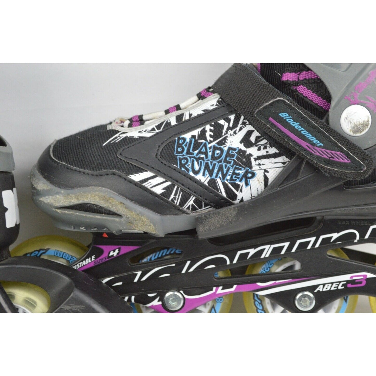 Bladerunner Girls Inline Skates Phoenix G Black Purple Size 1-4