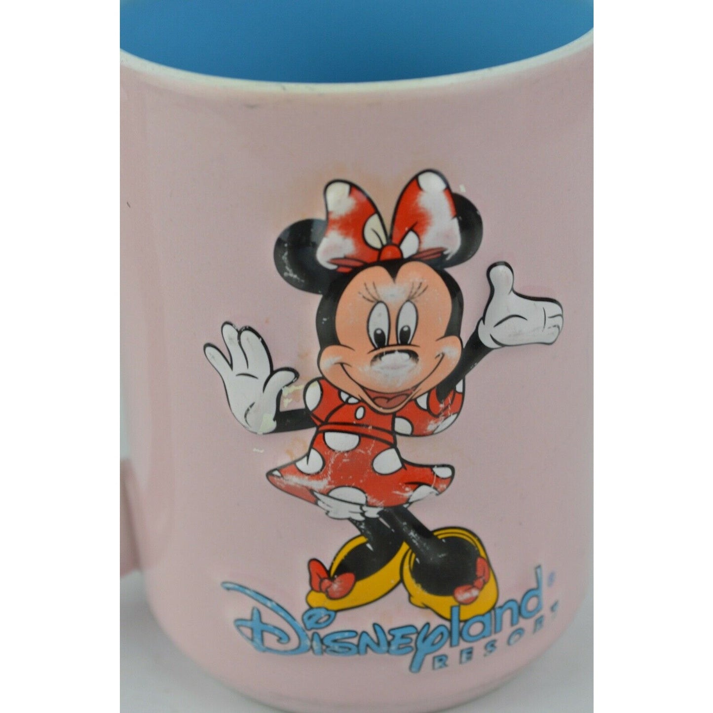 Set x3 Disney Disneyland Characters Mickey Mouse Minnie Pink Ceramic Coffee Mug