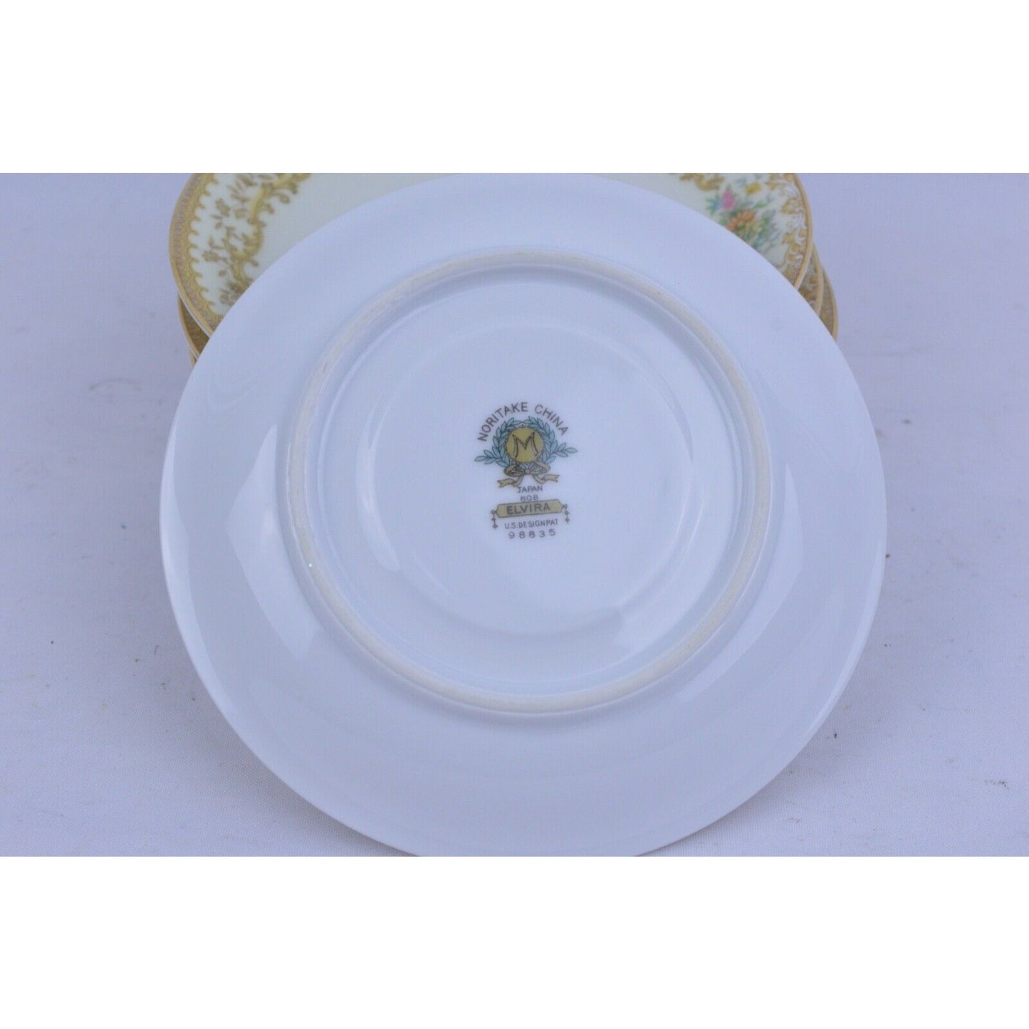 Set x7 Side Plates Noritake China Elvira 5.5" Ceramic Japan #608 98835