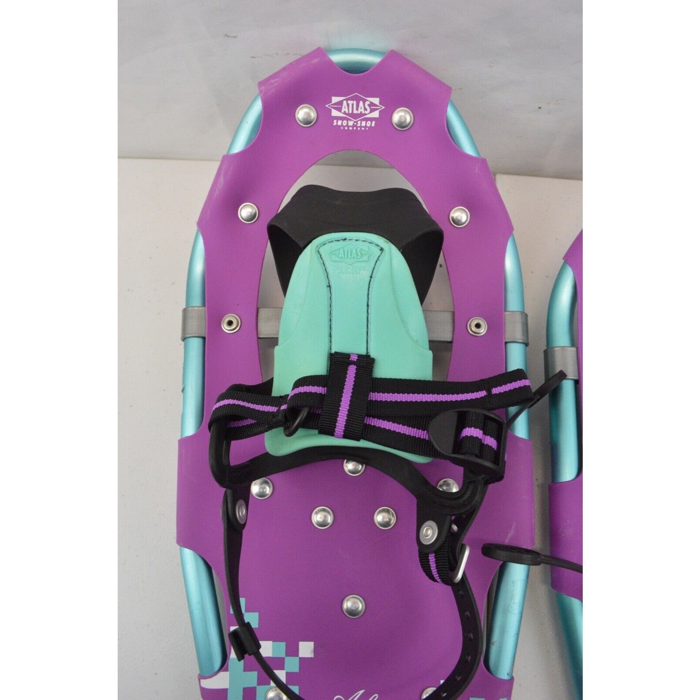 Atlas Echo 20 Aluminum Frame Purple Snowshoes Blue Girls Youth Ages 8-12 Trail