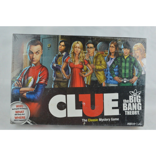 The Big Bang Theory Mystery Board Game CLUE Classic Edition USAopoly 2013 Age-8+