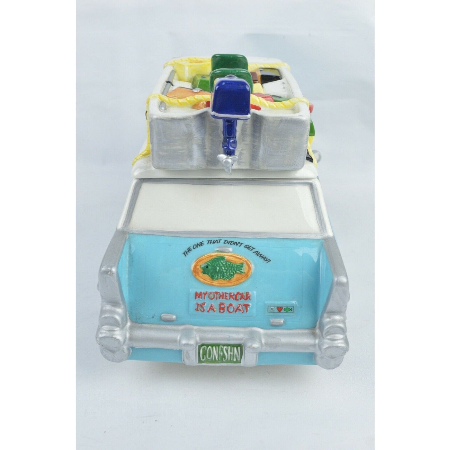 Paris Beebee Sweetz Treatz Fishing Station Wagon Ceramic Cookie Jar Master Guide