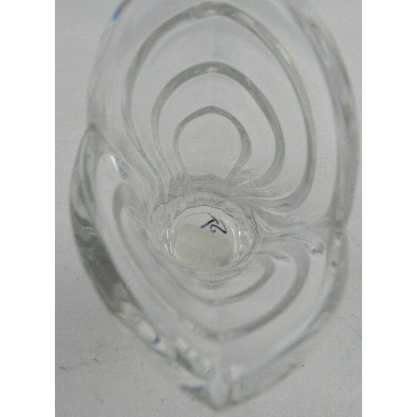 Crystal Clear Vase By Mikasa Mystic Suite 8" Spring Flair Japan WX065/622