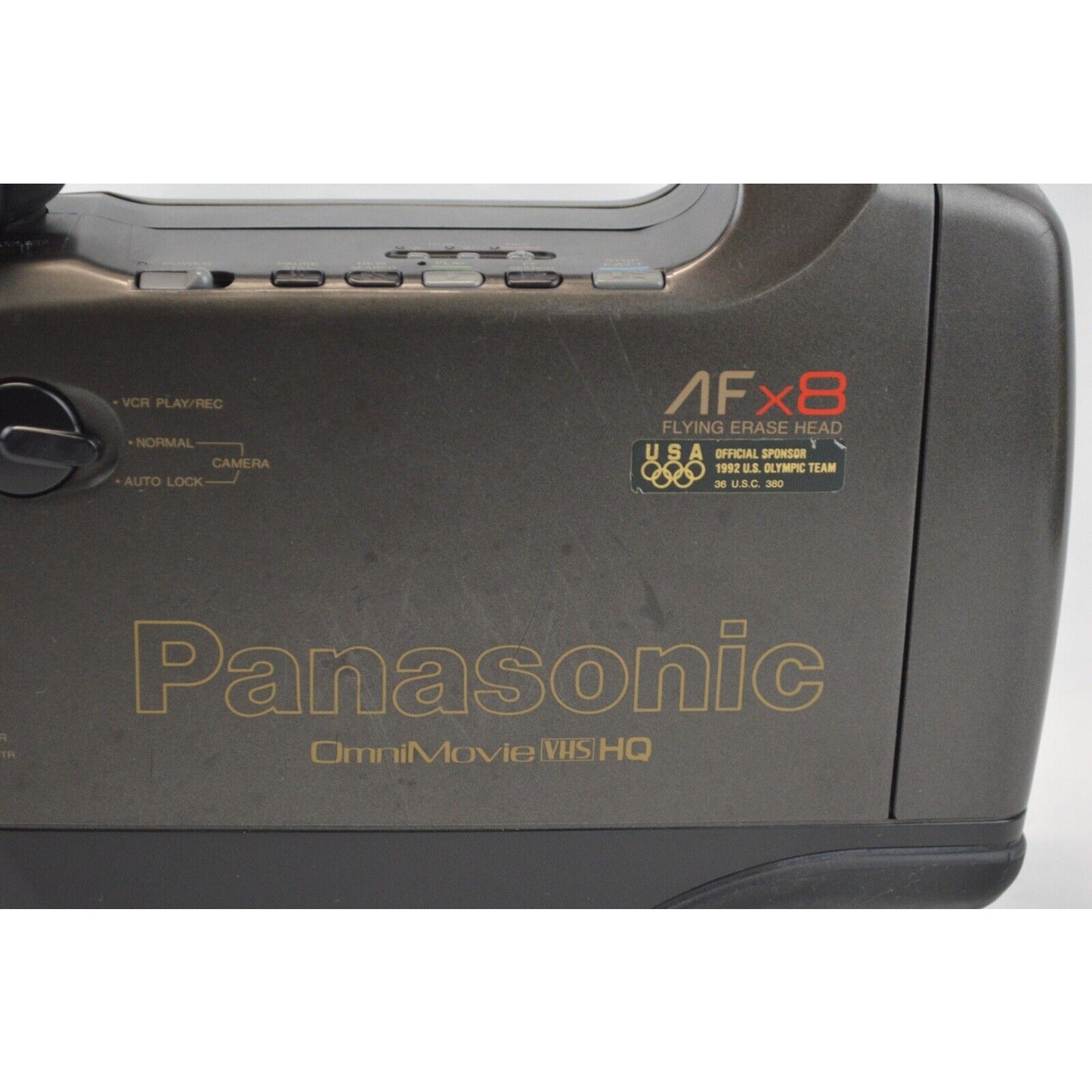 Panasonic AF X8 CCD Omnimovie VHS Camcorder Camera PV-420D UNTESTED FOR PARTS