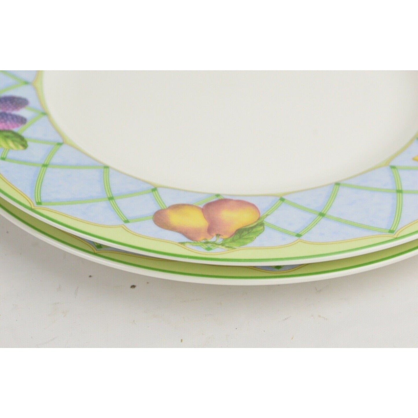 Set 7x Salad Ceramic Plates MIKASA Casual Classics Y4001 Fruit Rapture Thailand