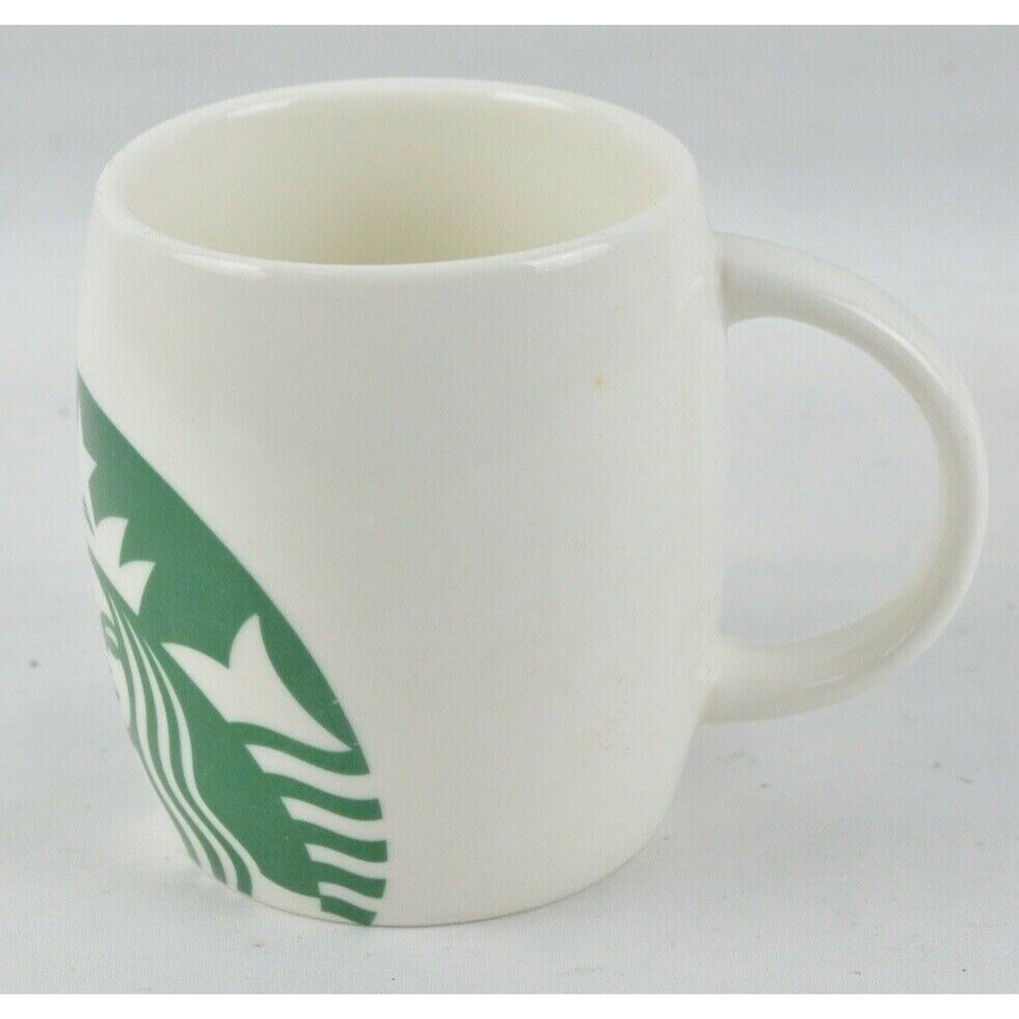 Ceramic Coffee Tea Mug Cup Starbucks Barrel 14oz Classic Mermaid Logo White 2010