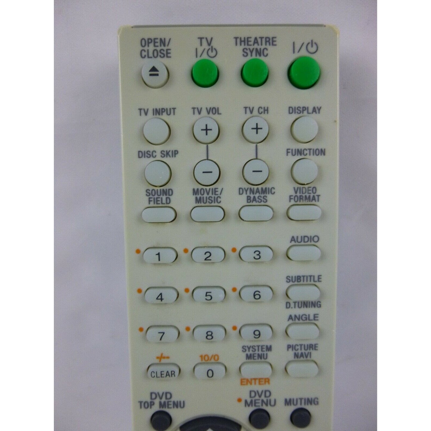 Replacement Remote Control SONY RM-ADU005 AV System Genuine OEM