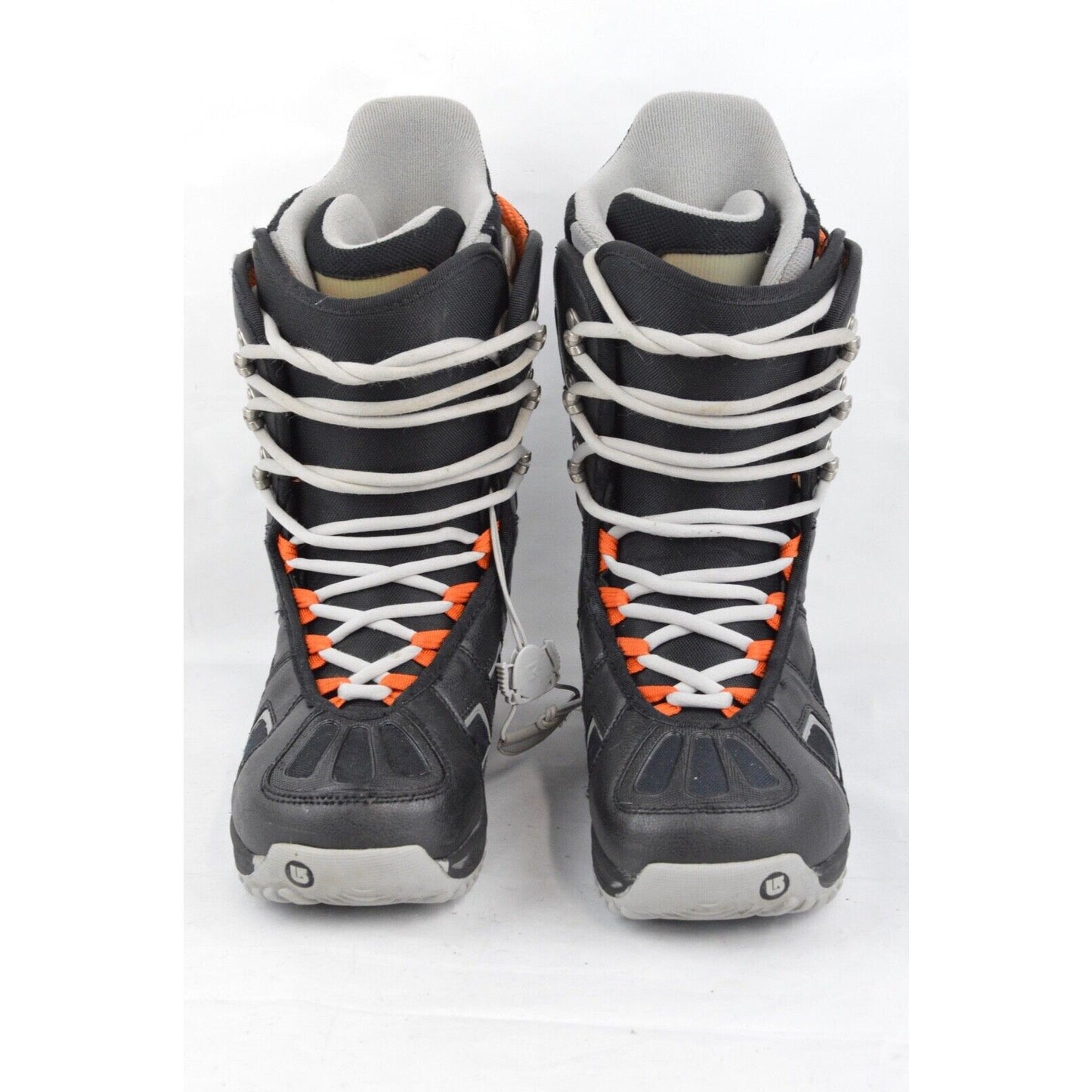 Burton Fader Matrix 2 Snow Boots Snowboarding Men's Orange Black Lace Size 7