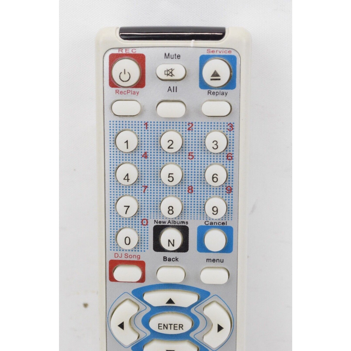 Replacement Remote Control MI4 For Karaoke System Computerized