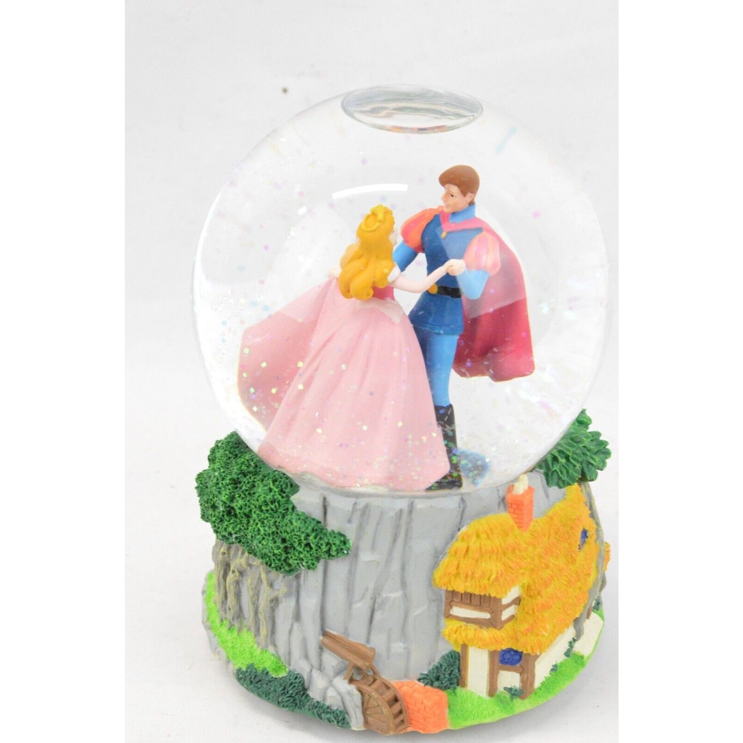 Snow Globe Sleeping Beauty Waltz Disney Music Box 3D Prince Fairies Enesco