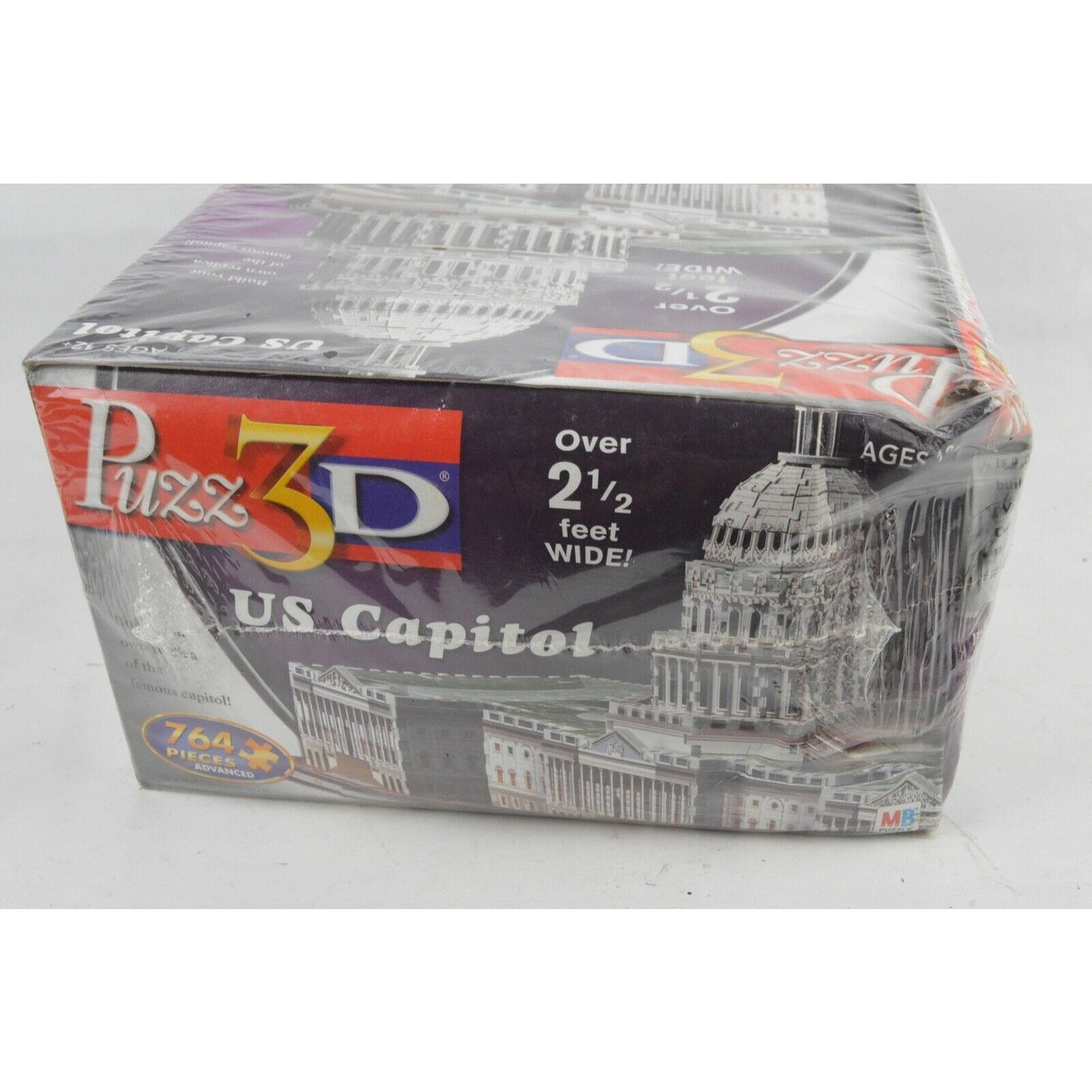 Milton Bradley Puzzle 3D Capitol Building Replica Hasbro 764pc Foam Backed