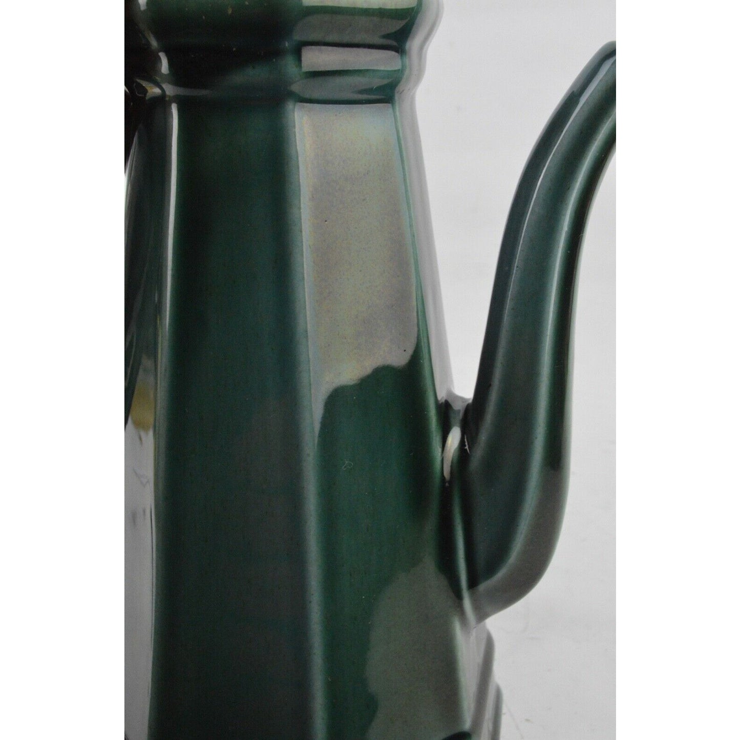 Set x2 Georges Briard Pfaltzgraff Pottery USA Coffee Pot Carafe Creamer Green