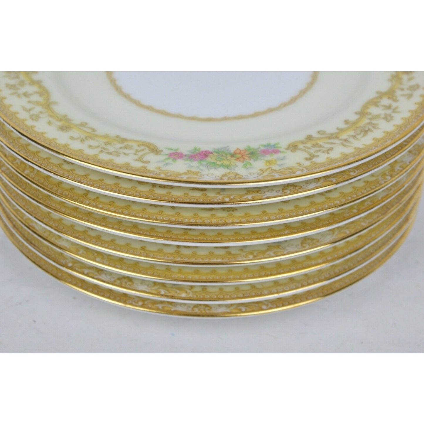 Set Of x8 Side Plates Noritake China Elvira 6" Ceramic Japan #608 98835 Floral