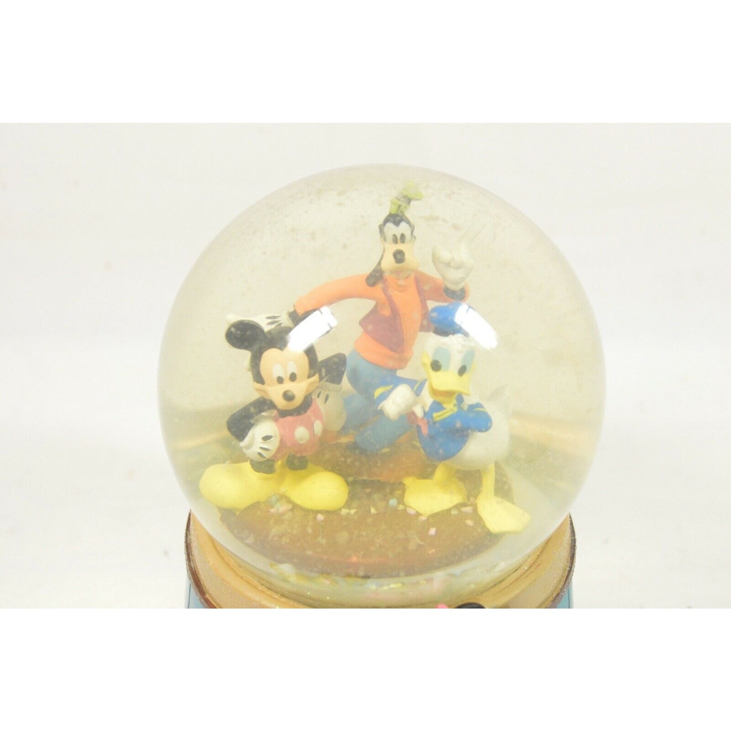 Musical Snow Globe Disney Friends Mickey Zip-A-Dee-Doo-Dah Minnie Goofy Pluto