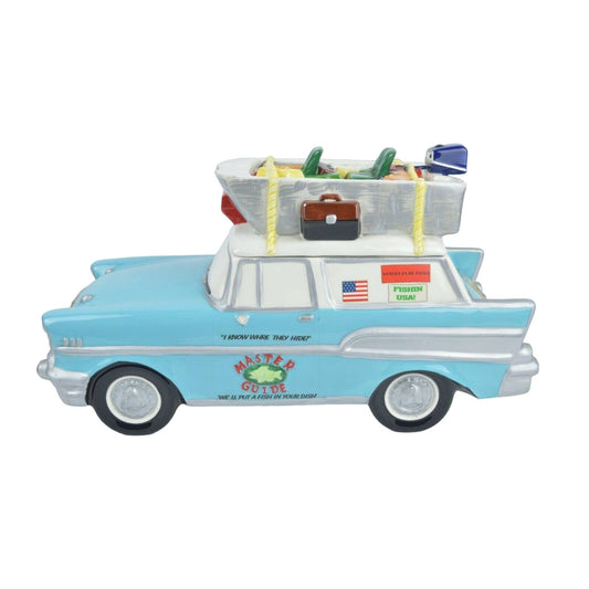 Paris Beebee Sweetz Treatz Fishing Station Wagon Ceramic Cookie Jar Master Guide