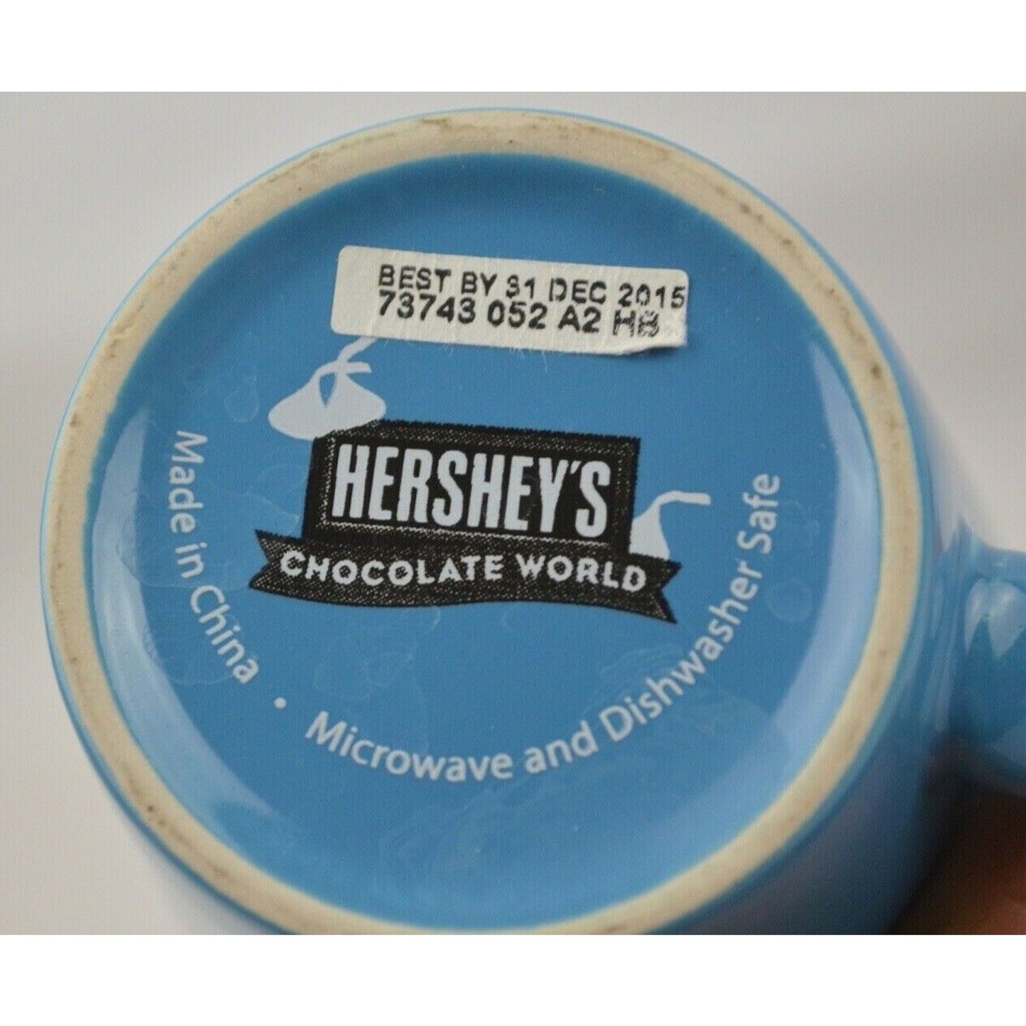 Two x2 Hershey's Kisses Special Dark Chocolate Ceramic Coffee Mug Cup 16/14oz