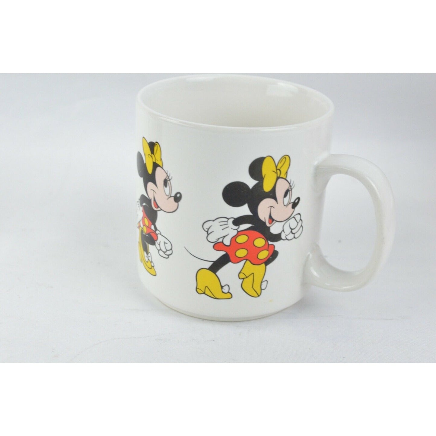 Set x3 Disney Disneyland Characters Mickey Mouse Minnie Pink Ceramic Coffee Mug