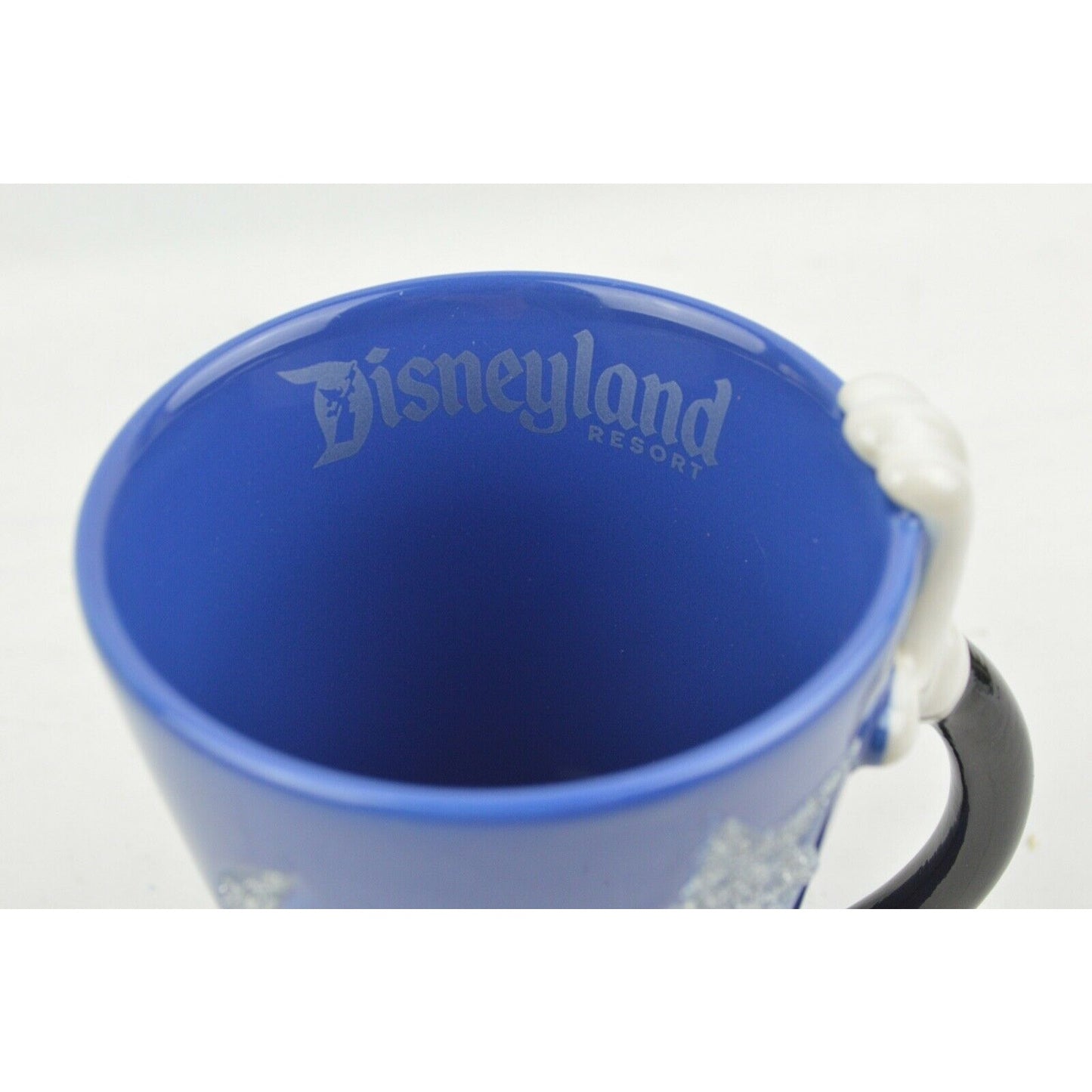 Mickey Mouse Disney Land Parks 2013 Hand Stars 3D Ceramic Coffee Mug Cup Blue